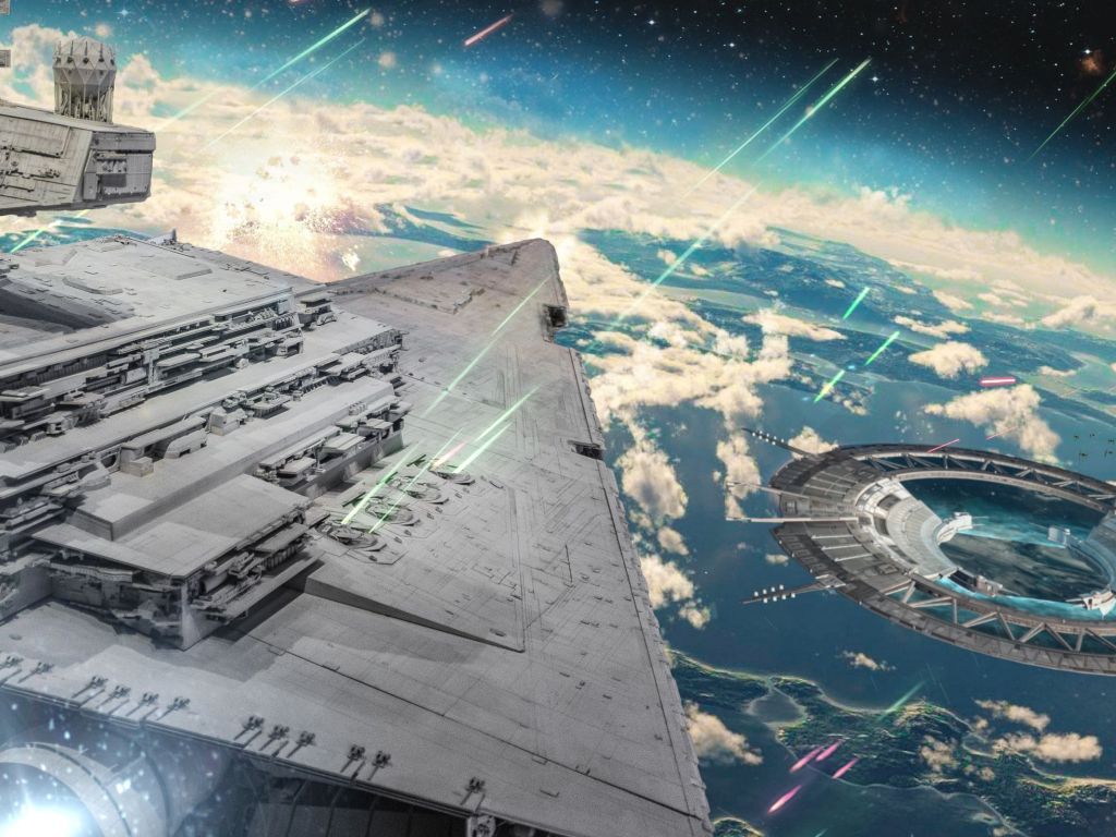 Star Wars - Rogue One Battle of Scarif wallpaper