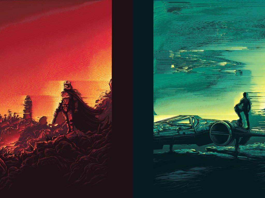 Star Wars: A Glitch Awakens wallpaper