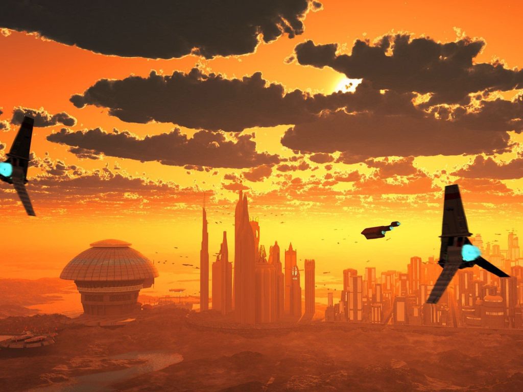 Star Wars City wallpaper