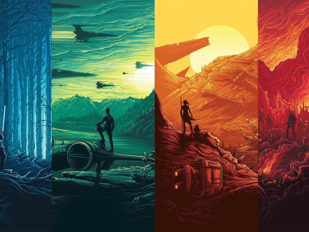 Star Wars: Force Awakens Posters wallpaper