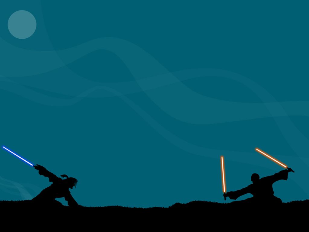 Star Wars Lightsaber Fight wallpaper