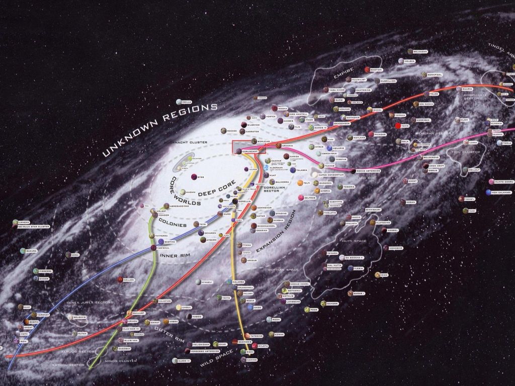 Star Wars Planets wallpaper