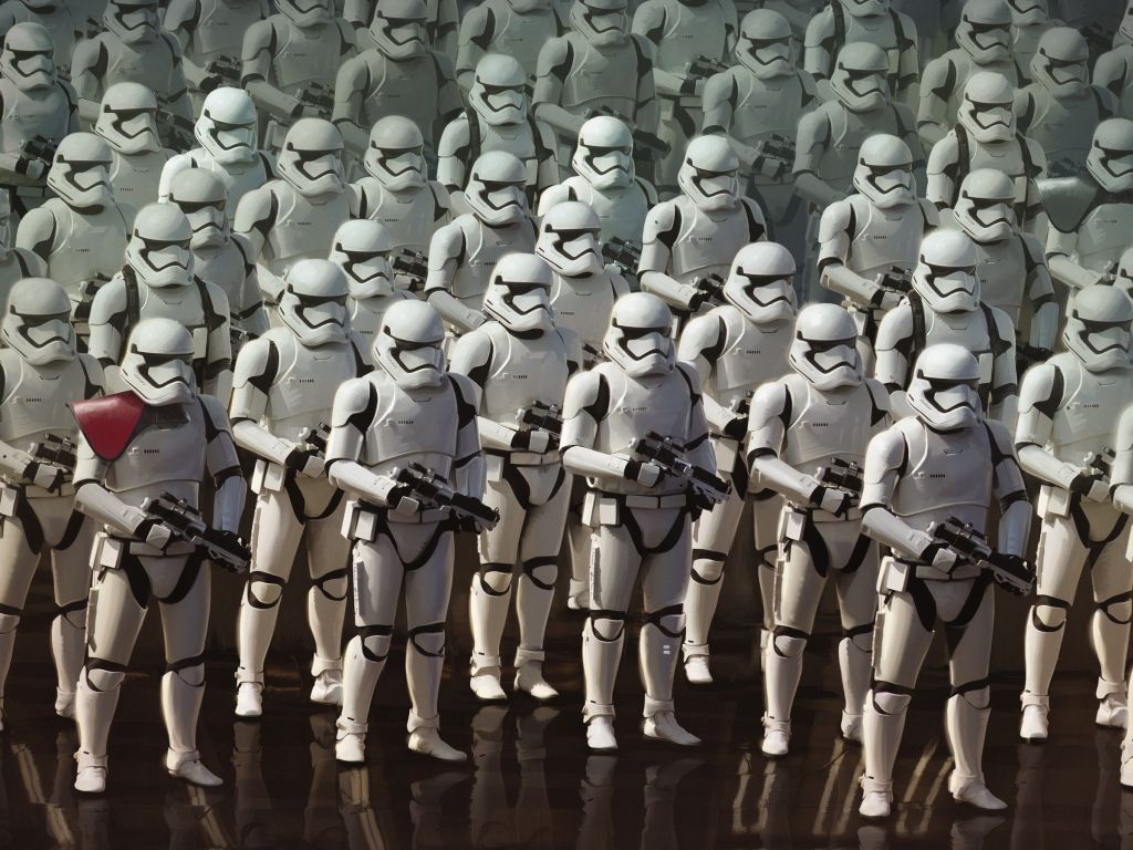 Star Wars The Force Awakens Stormtroopers wallpaper