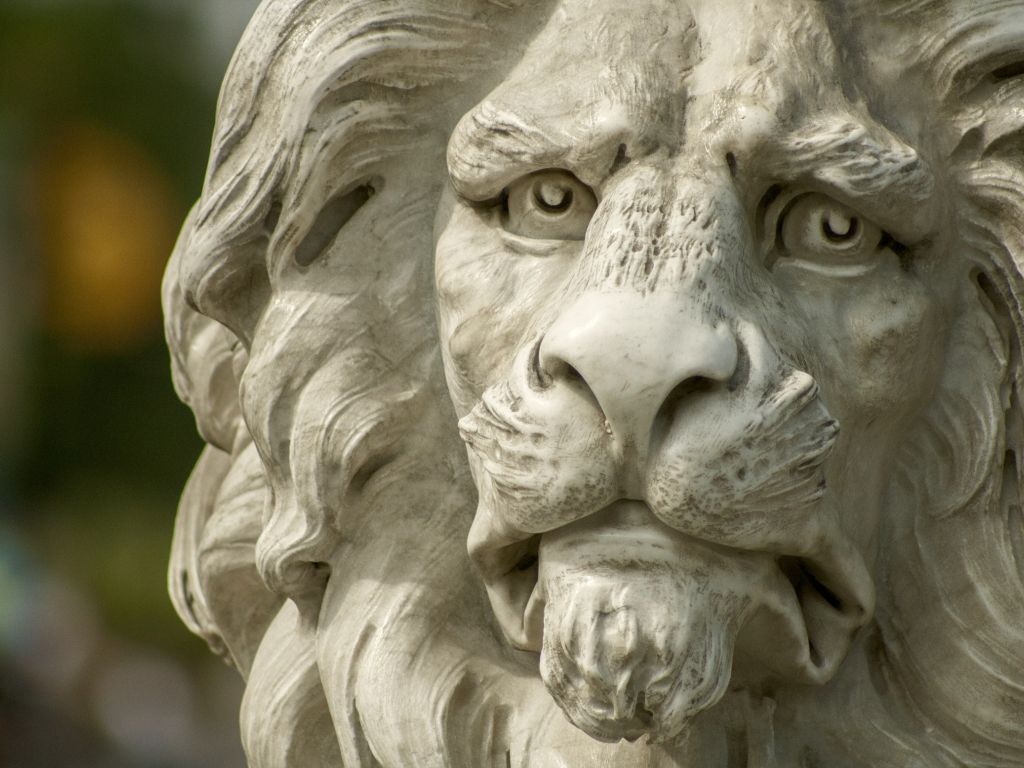 Statue of Lion for PC wallpaper