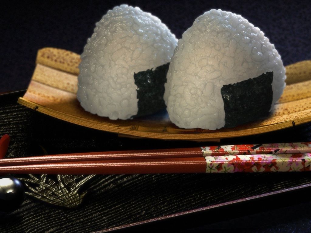 Sticks Balls Japanese Cuisine wallpaper