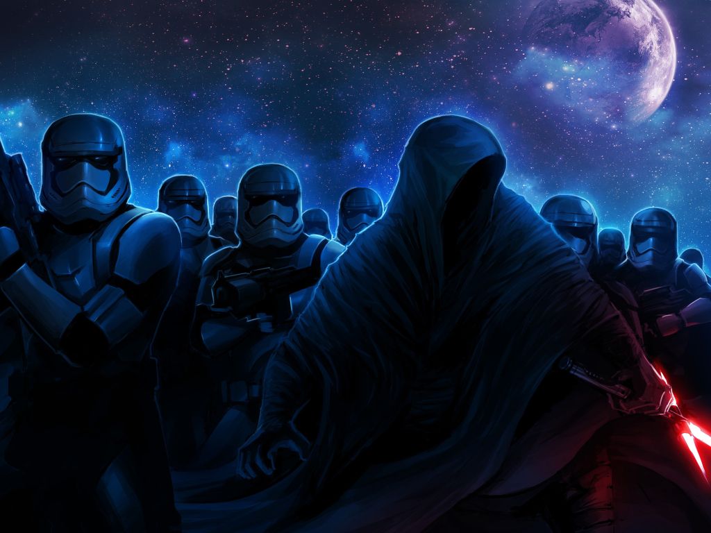 Stormtroopers Darth Vader wallpaper
