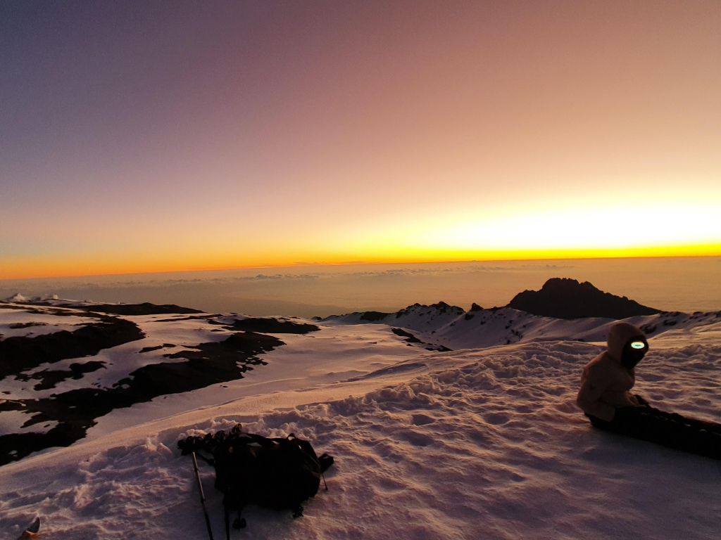 Sunrise From Summit of Kilimanjaro wallpaper
