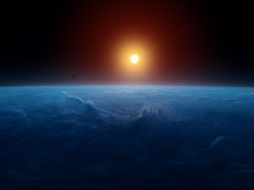 Sunrise Horizon Earth 4K 8K wallpaper