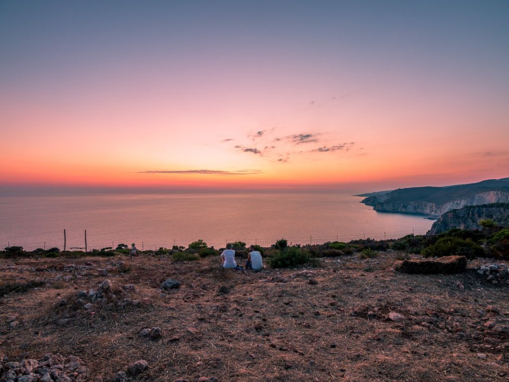 Sunset as Seen From Cap Keri in Zakynthos Greece wallpaper