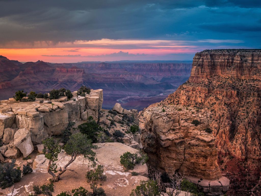 Sunset At The Grand Canyon wallpaper