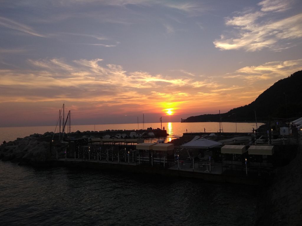 Sunset in Trieste - Italy wallpaper
