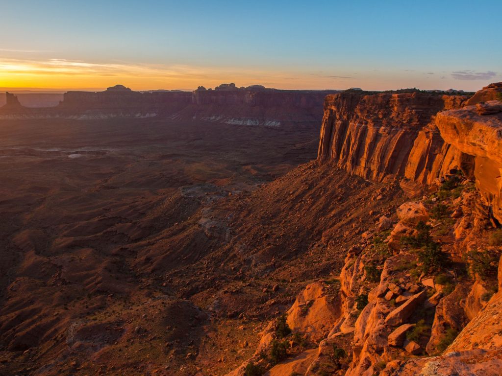 Sunset on Canyonlands Utah wallpaper