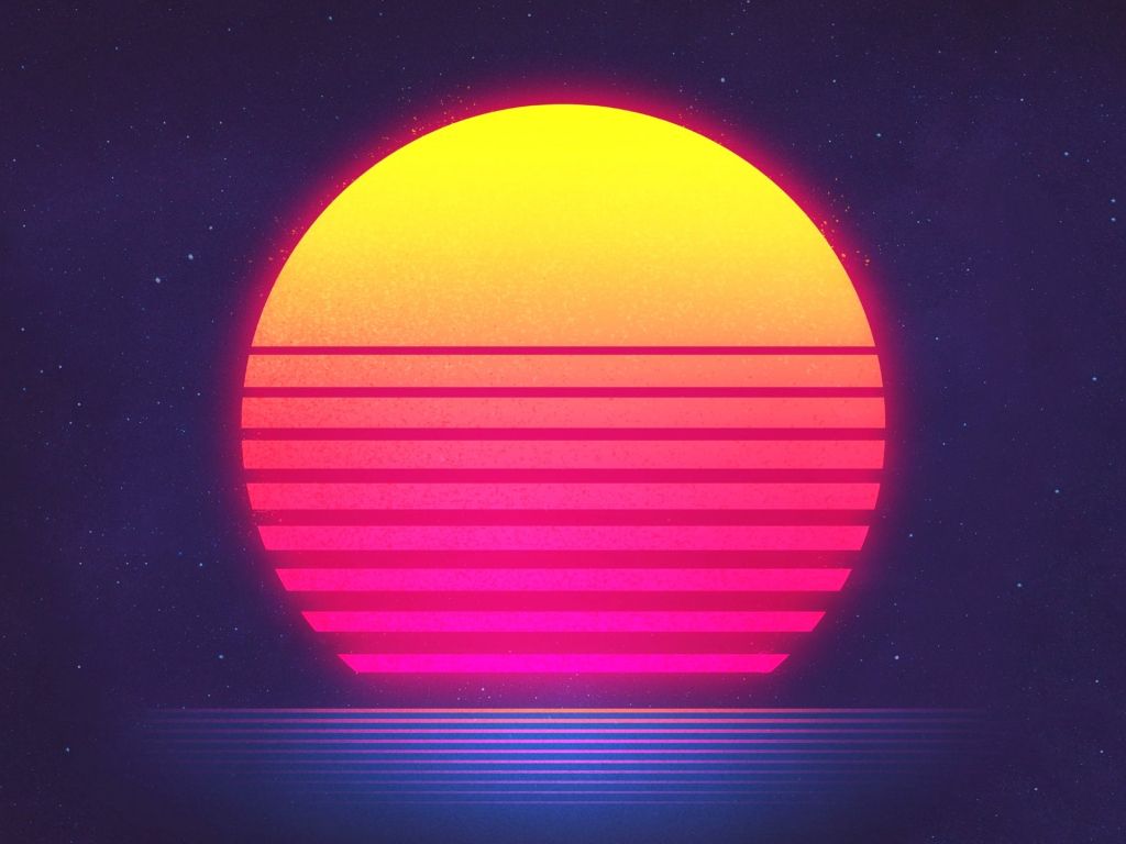 Sunset Retrowave wallpaper