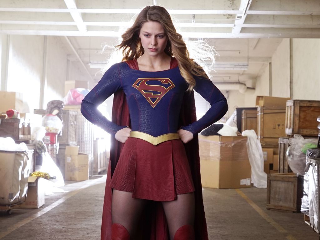 Supergirl Melissa Benoist 4K wallpaper