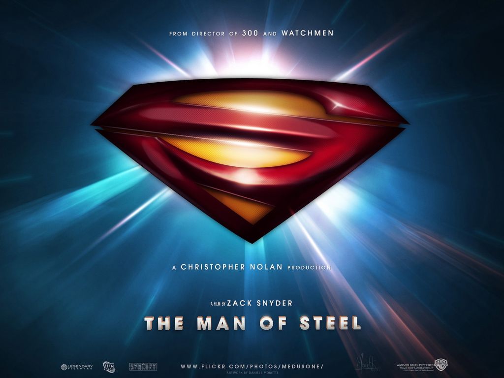 Superman Man Of Steel Logo wallpaper