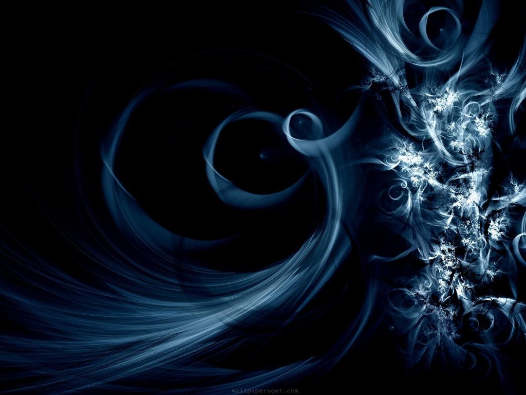 Swirly Blue Abstract wallpaper