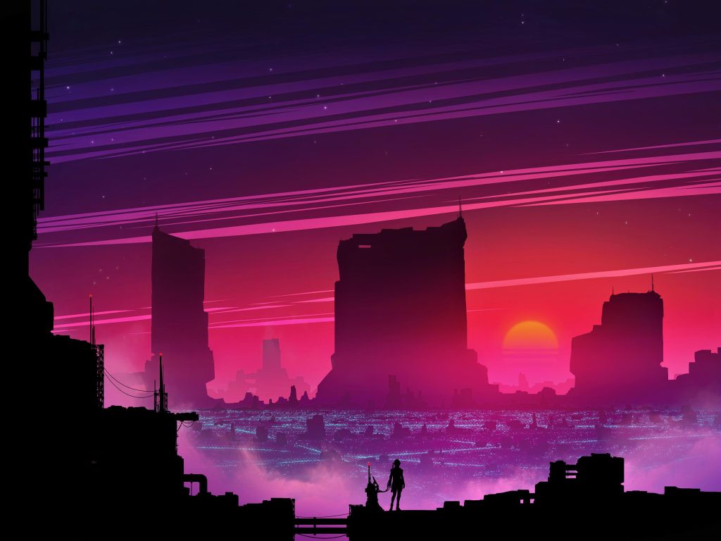 Synthrise wallpaper