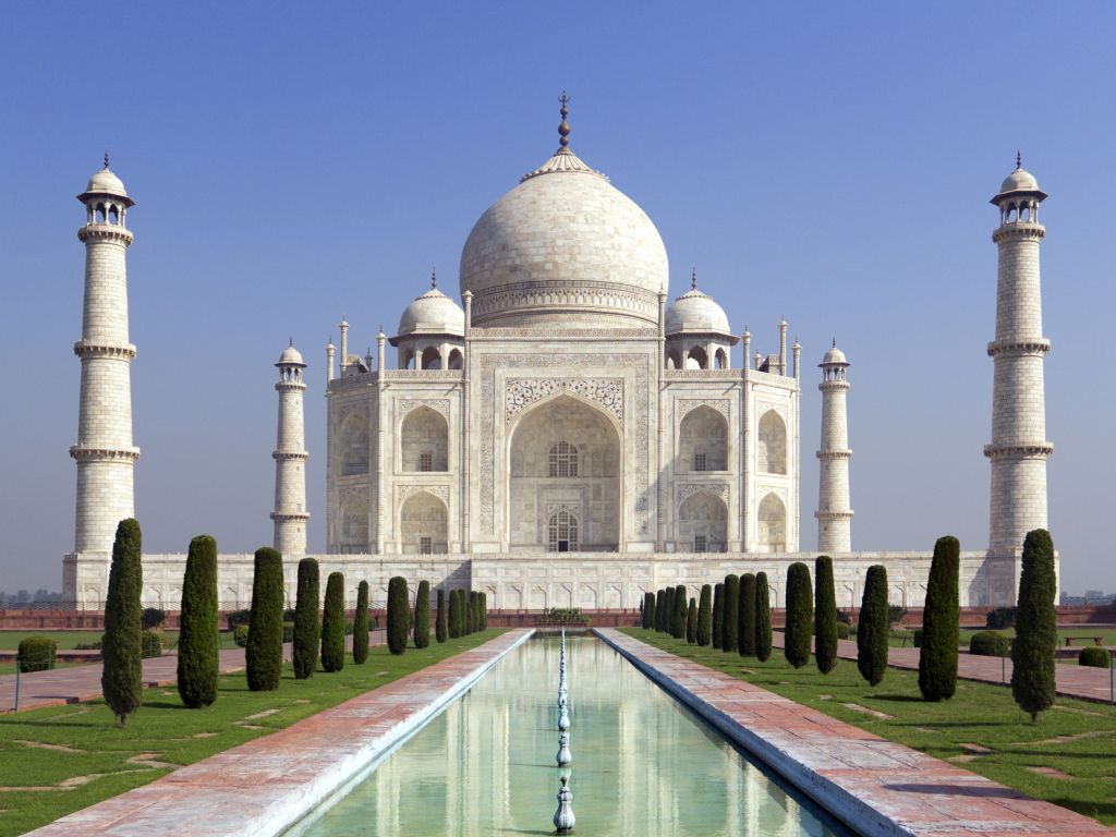 Taj Mahal Agra Indian 4K 5K wallpaper
