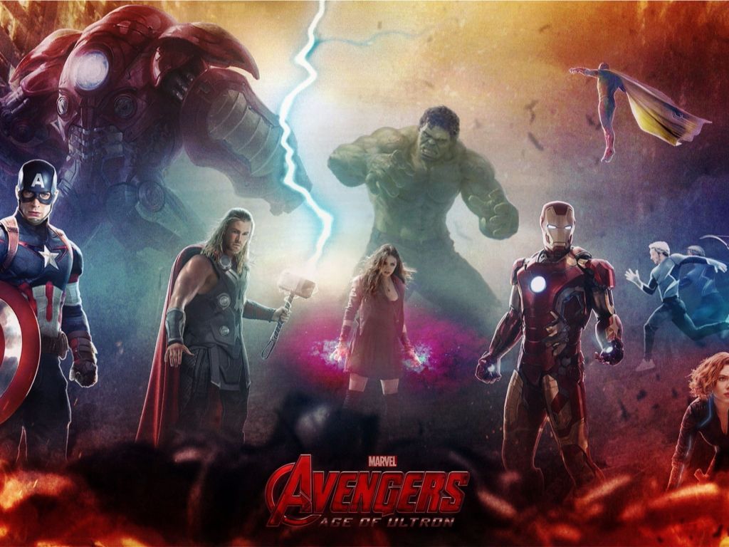 Team Avengers Age of Ultron wallpaper