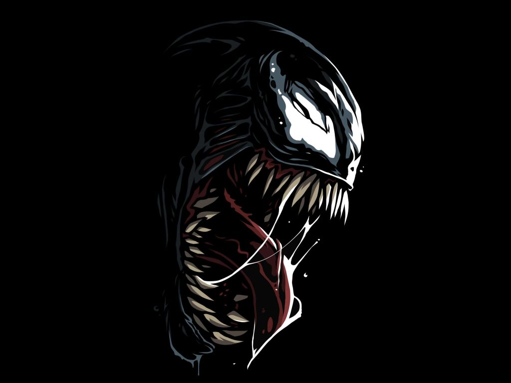 That Venom but Actually Black wallpaper