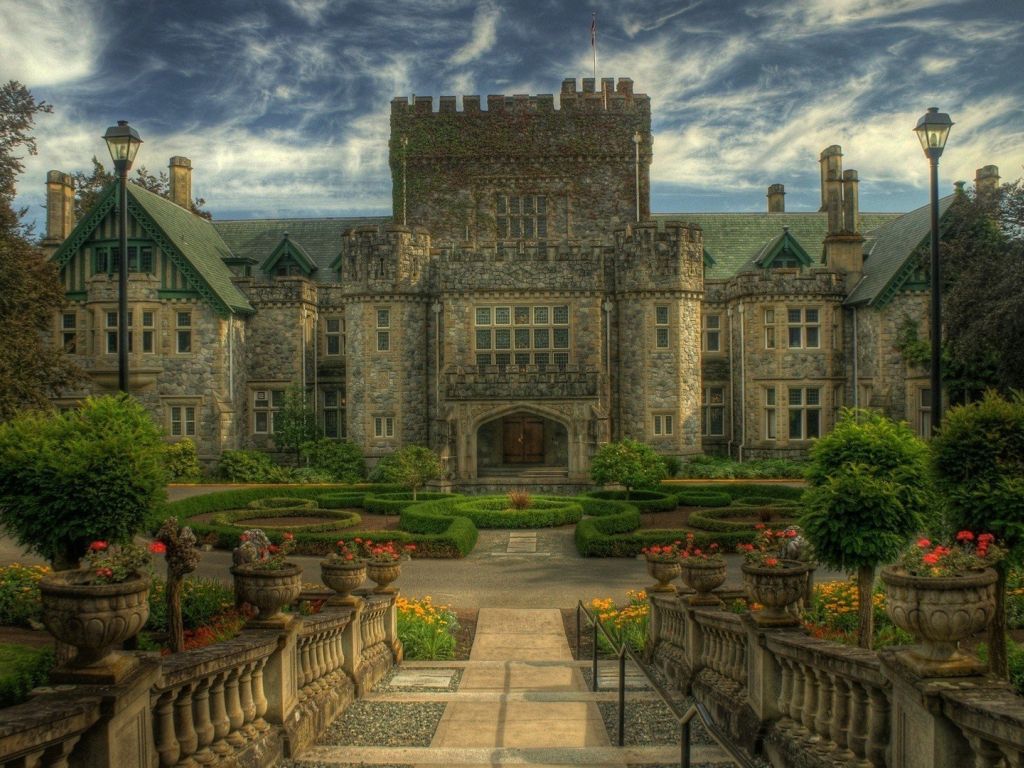 The Ancient Castle in Canada wallpaper