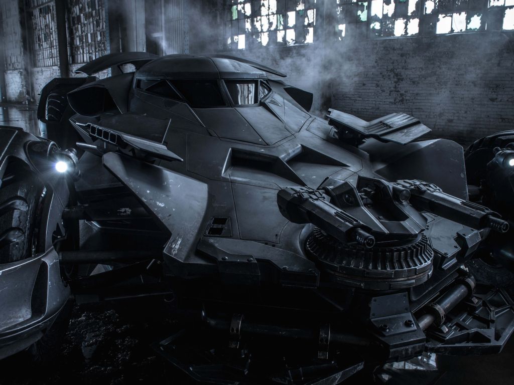 The Batman V Superman Batmobile wallpaper