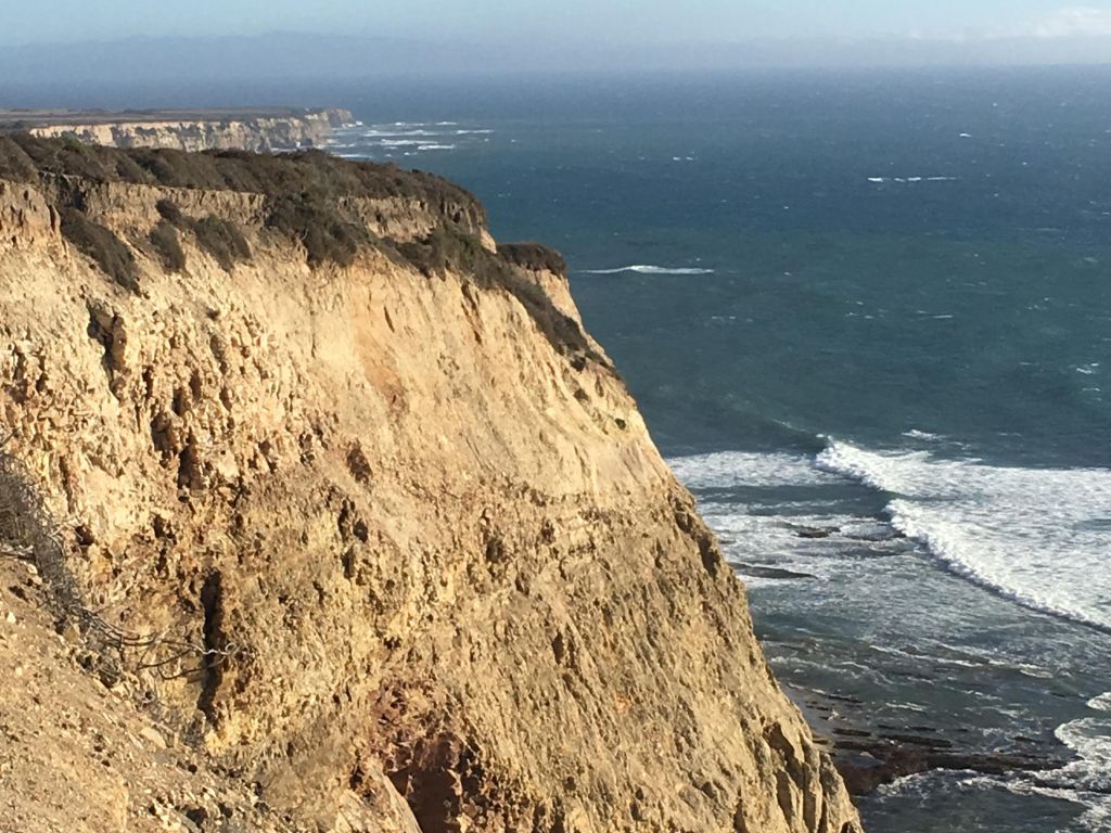 The Breathtaking Cliffs on Highway Davenport CA wallpaper