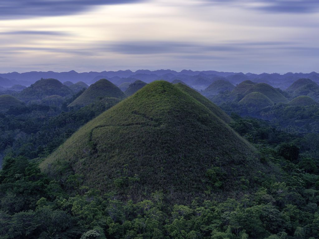 The Chocolate Hills, Bohol, the Philippines wallpaper