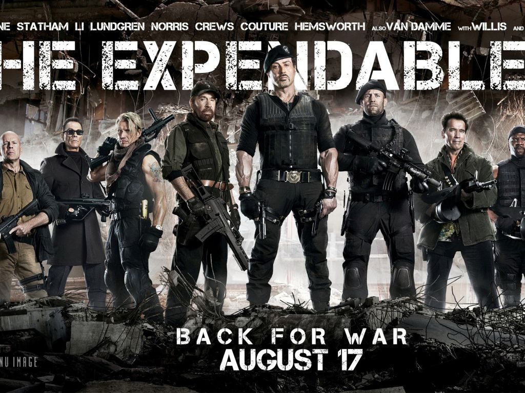 The Expendables Back for War wallpaper