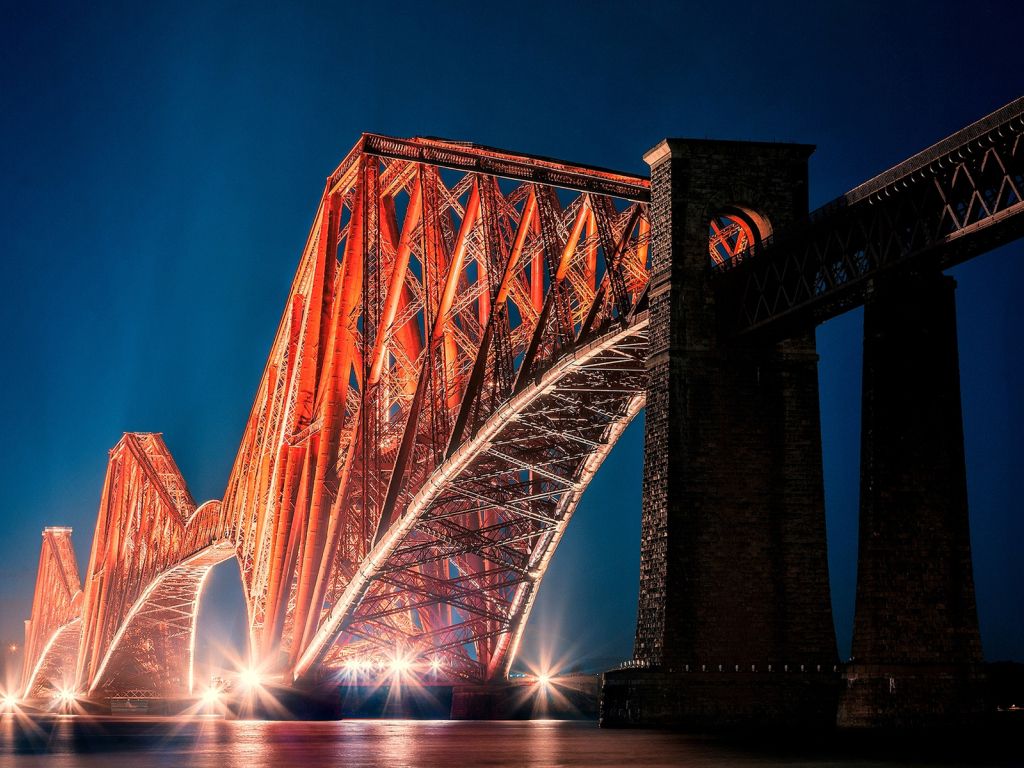 The Forth Bridge Edinburgh wallpaper