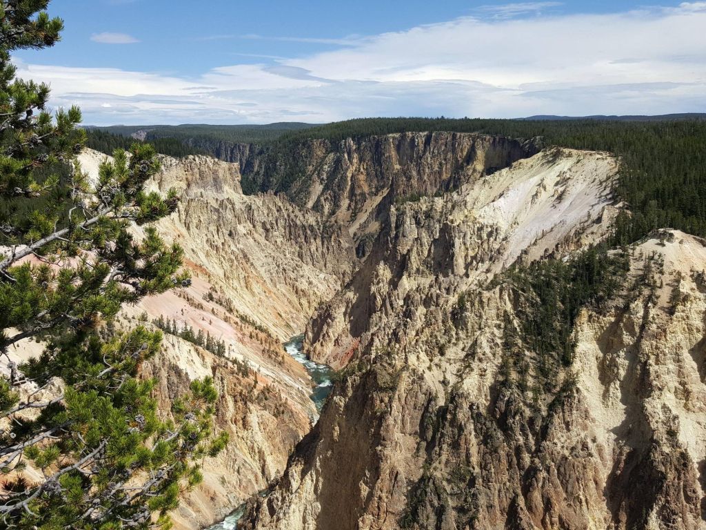 The Grand Canyon of Yellowstone Park wallpaper