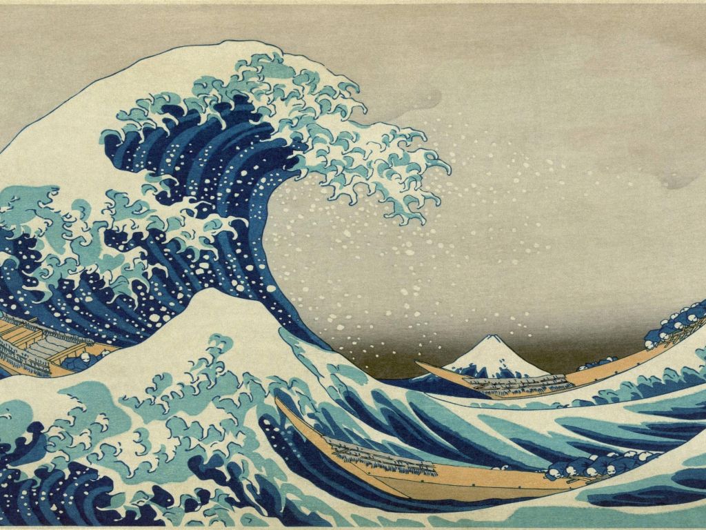 The Great Wave off Kanagawa wallpaper