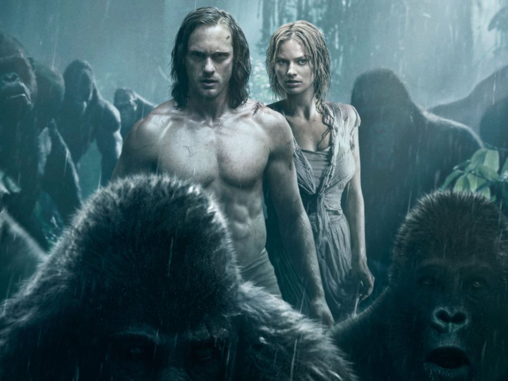 The Legend of Tarzan Alexander Skarsgard Margot Robbie wallpaper