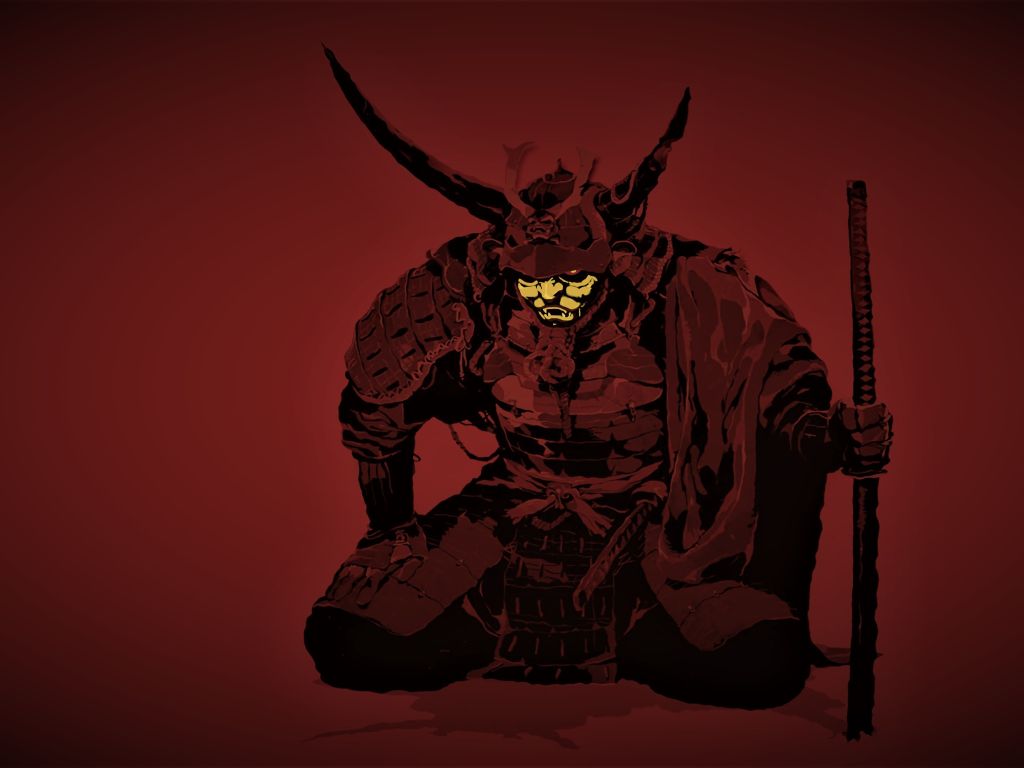 The Lonely Samurai wallpaper