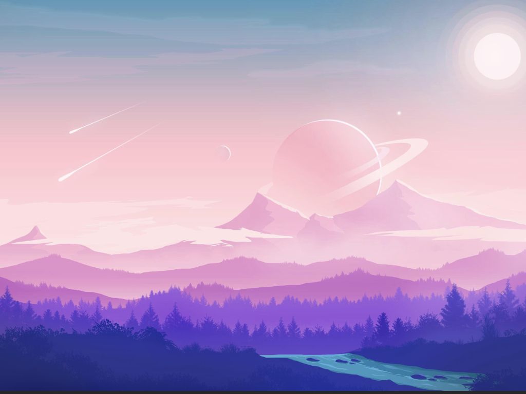 The Mountains and The Stars wallpaper