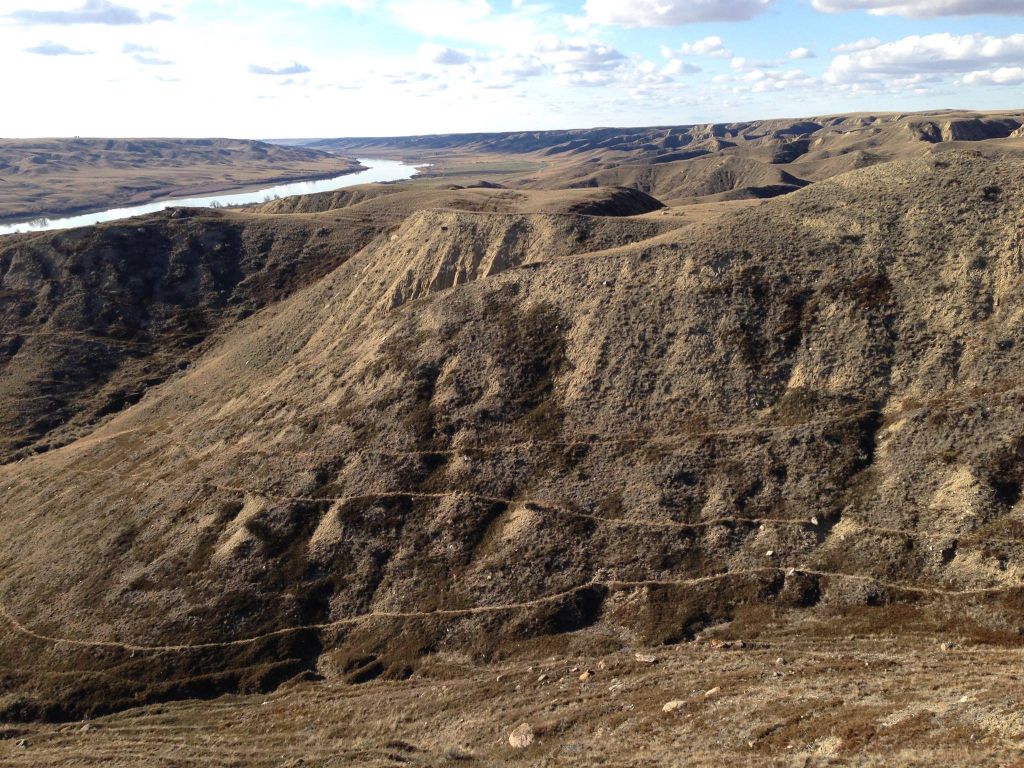 The River Hills of Eston Saskatchewan Canada wallpaper