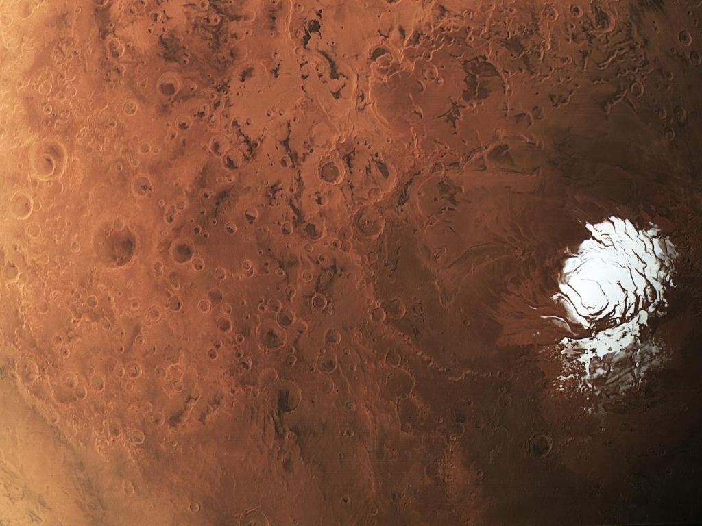 The South Pole of Mars wallpaper