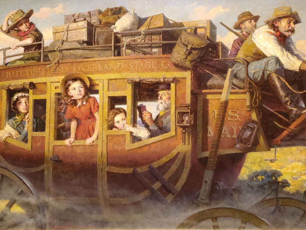 The Stagecoach Journey wallpaper