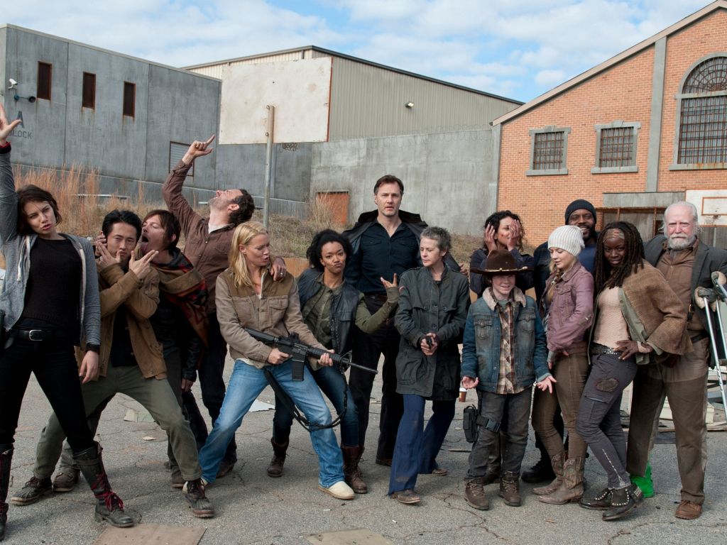 The Walking Dead Season Cast wallpaper