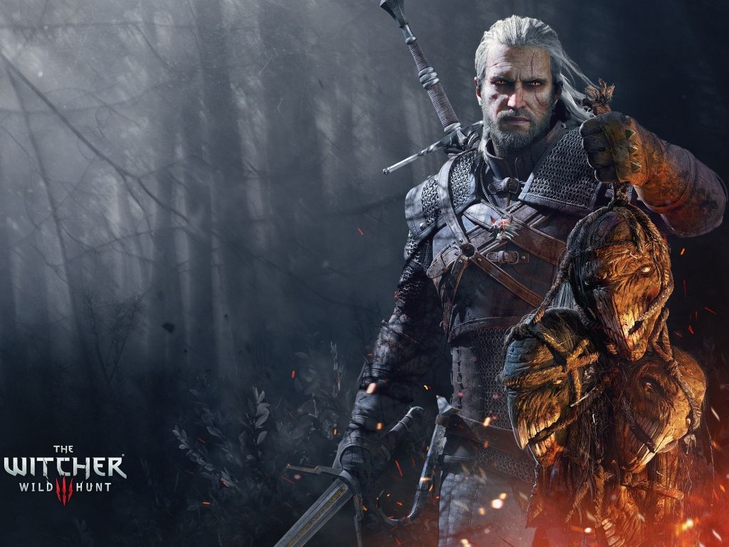 The Witcher Wild Hunt Geralt Trophies wallpaper