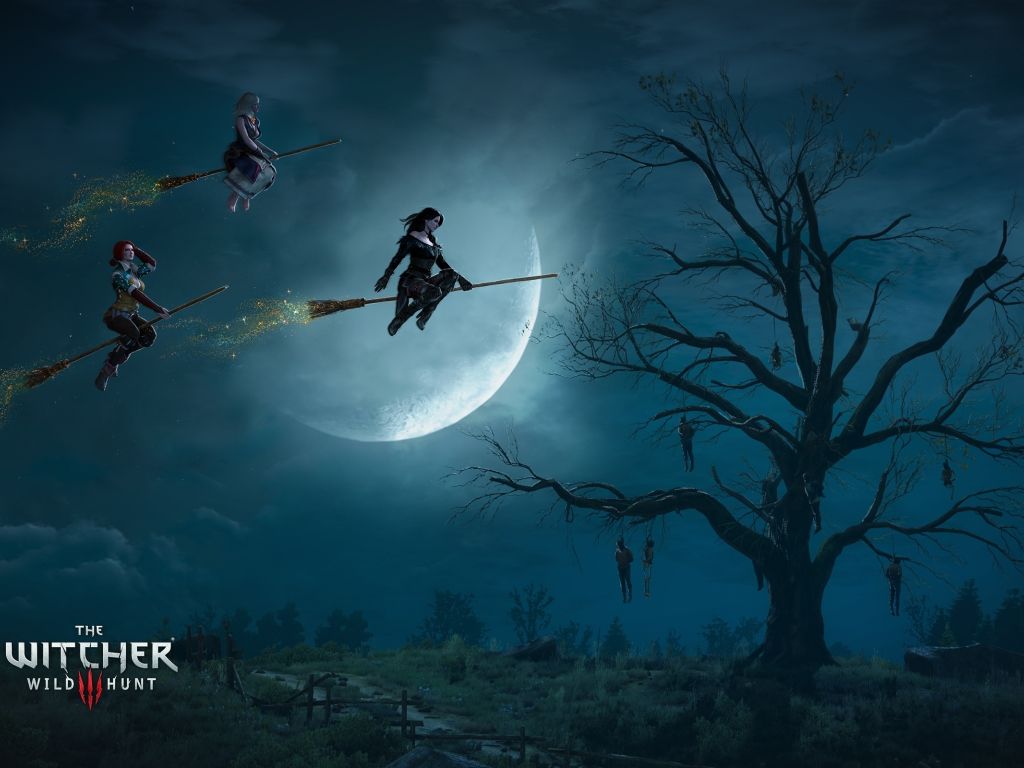 The Witcher Wild Hunt Witches wallpaper