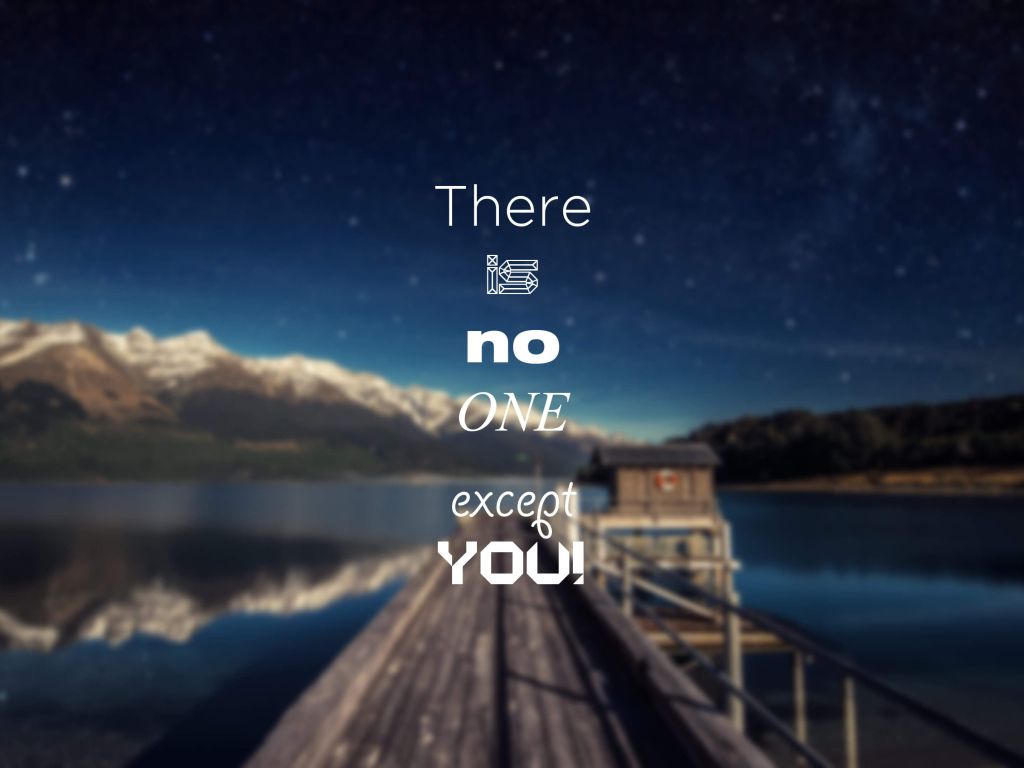 There Is No One Except You wallpaper