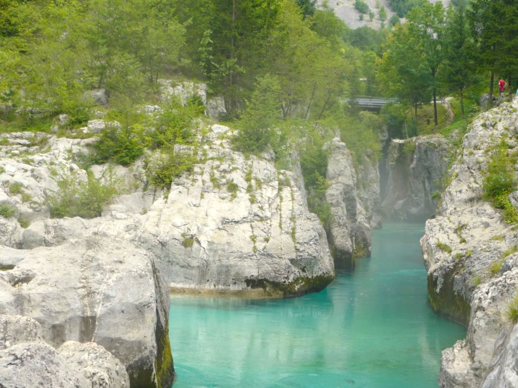 This is the Emerald Benchmark River Soča Slovenia wallpaper