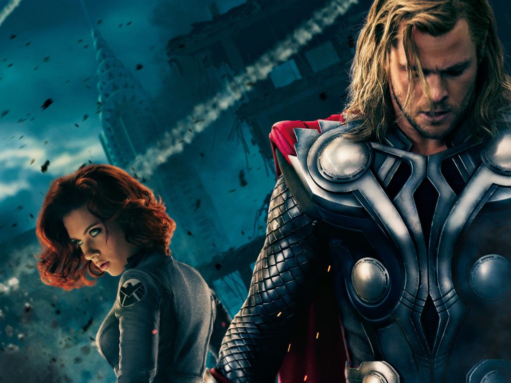 Thor in The Avengers wallpaper