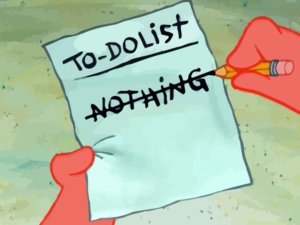 To Do List Spongebob Patrick wallpaper