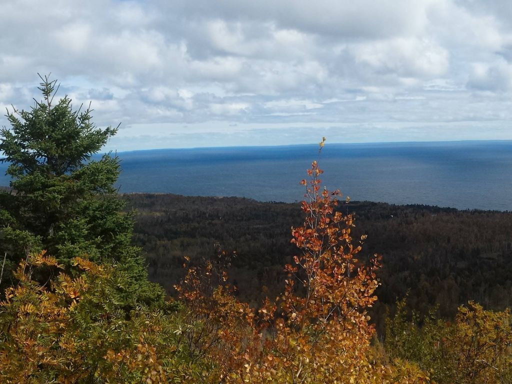 Tofte Peak Over Lake Superior and Superior National Forest. Tofte MN wallpaper