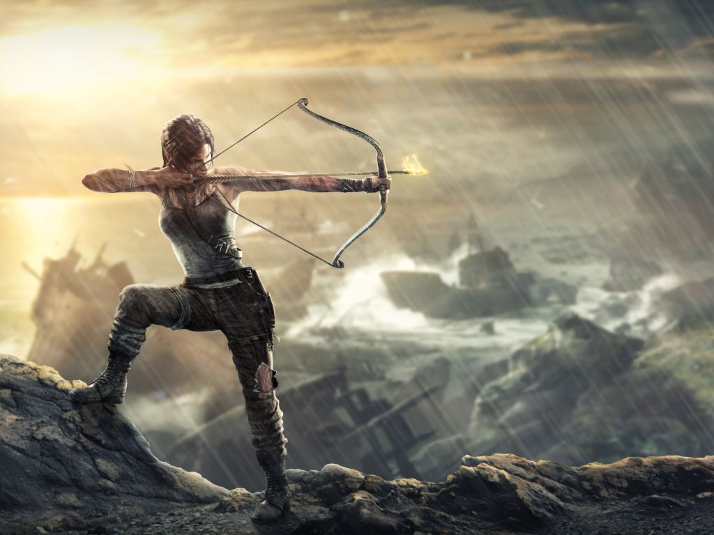 Tomb Raider Lara Croft 4K wallpaper