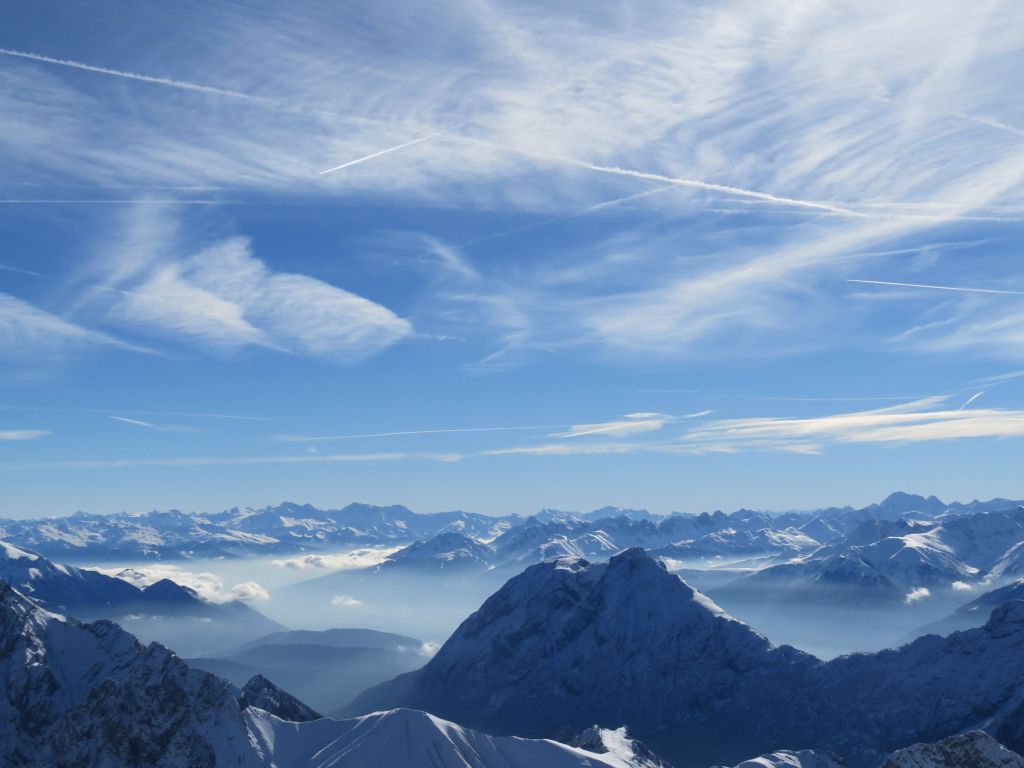 Top of Zugspitze Garmisch-Partenkirchen Germany wallpaper