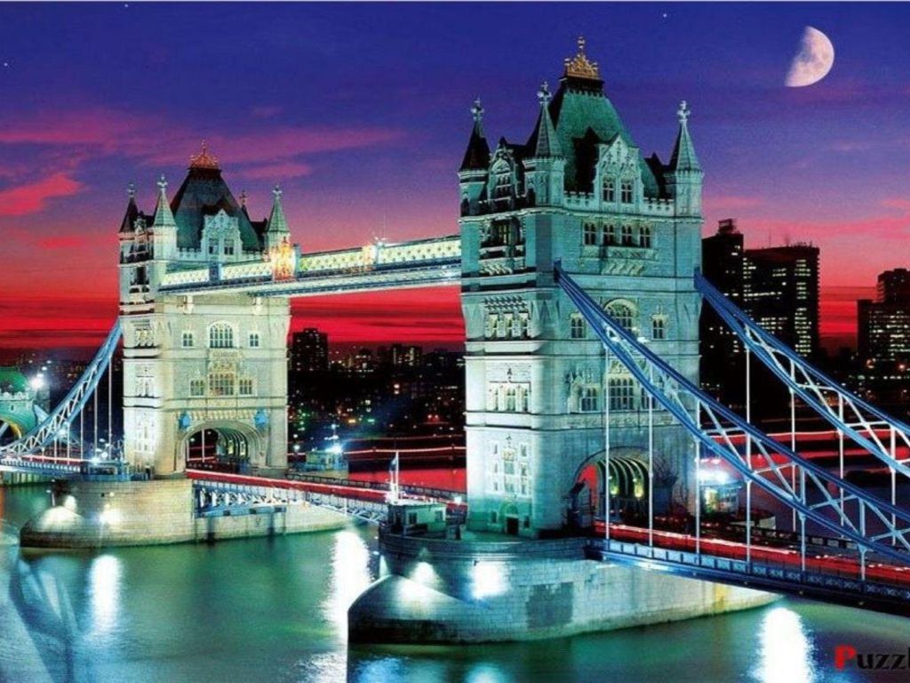 Tower Bridge London Evening Sunset wallpaper