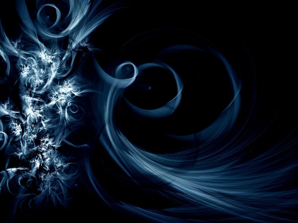 Translucent Blue Swirls wallpaper
